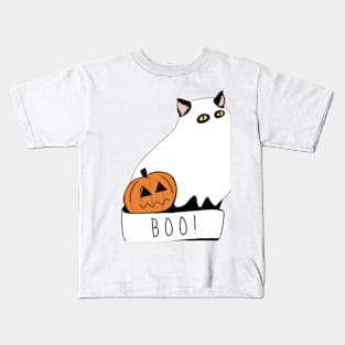 Halloween Salem Cat Kids T-Shirt